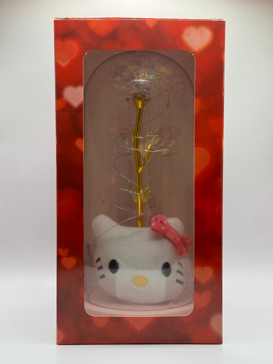 Small Hello Kitty with Iight Up Rose| A Brilliant Gift