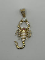 14 K Gold Pendant with Colored CZs, 6 Grams