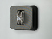 925 Silver Ring with CZs, Size 8.5