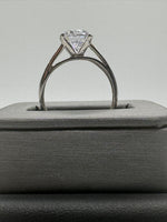 925 Silver Ring with CZs, Size 8