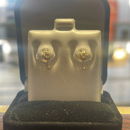 14 K Gold Earrings 1.3 G