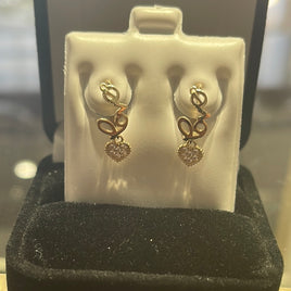 14 K Gold Earrings 1.7 G