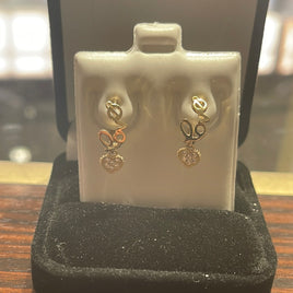 14 K Gold Earrings 1.7 G