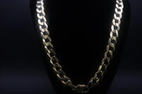 14 K Gold Chain 26" Cuban link-style chain. 53.5 G