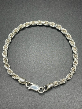 925 Sterling Silver Bracelet 15.1 G