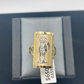 14 K Gold Ring St. Mortas emblem being 5.0 G